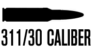 .30 Caliber, .311 Diameter