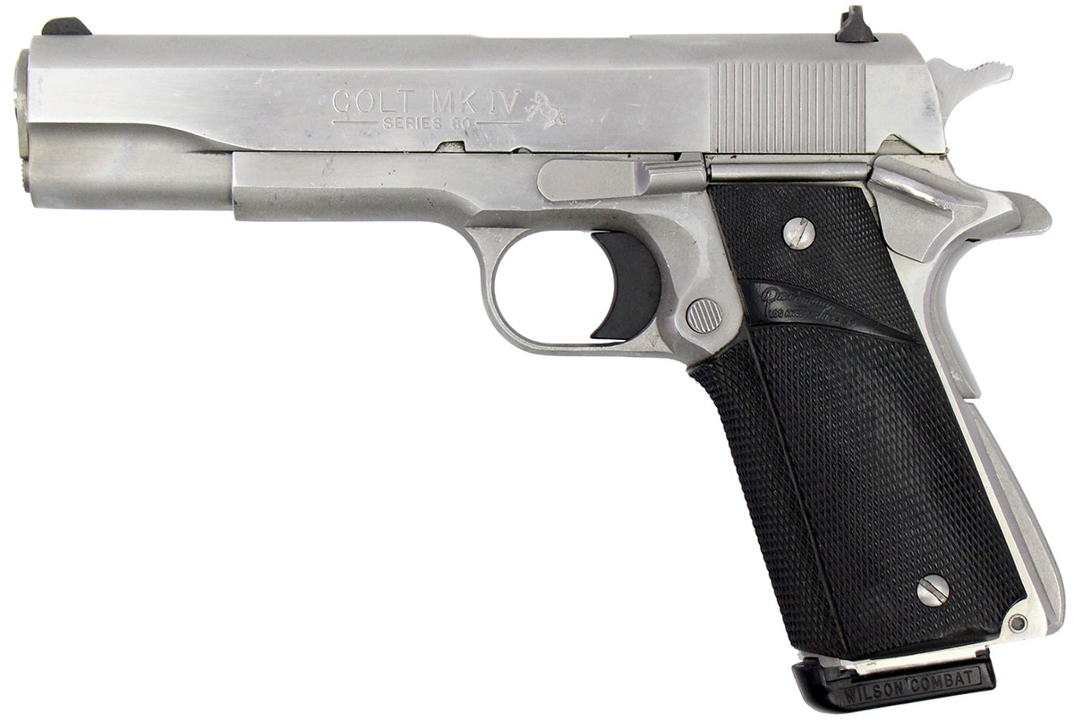 Colt Government Model MK IV Series 80 Stainless 1911 45 ACP