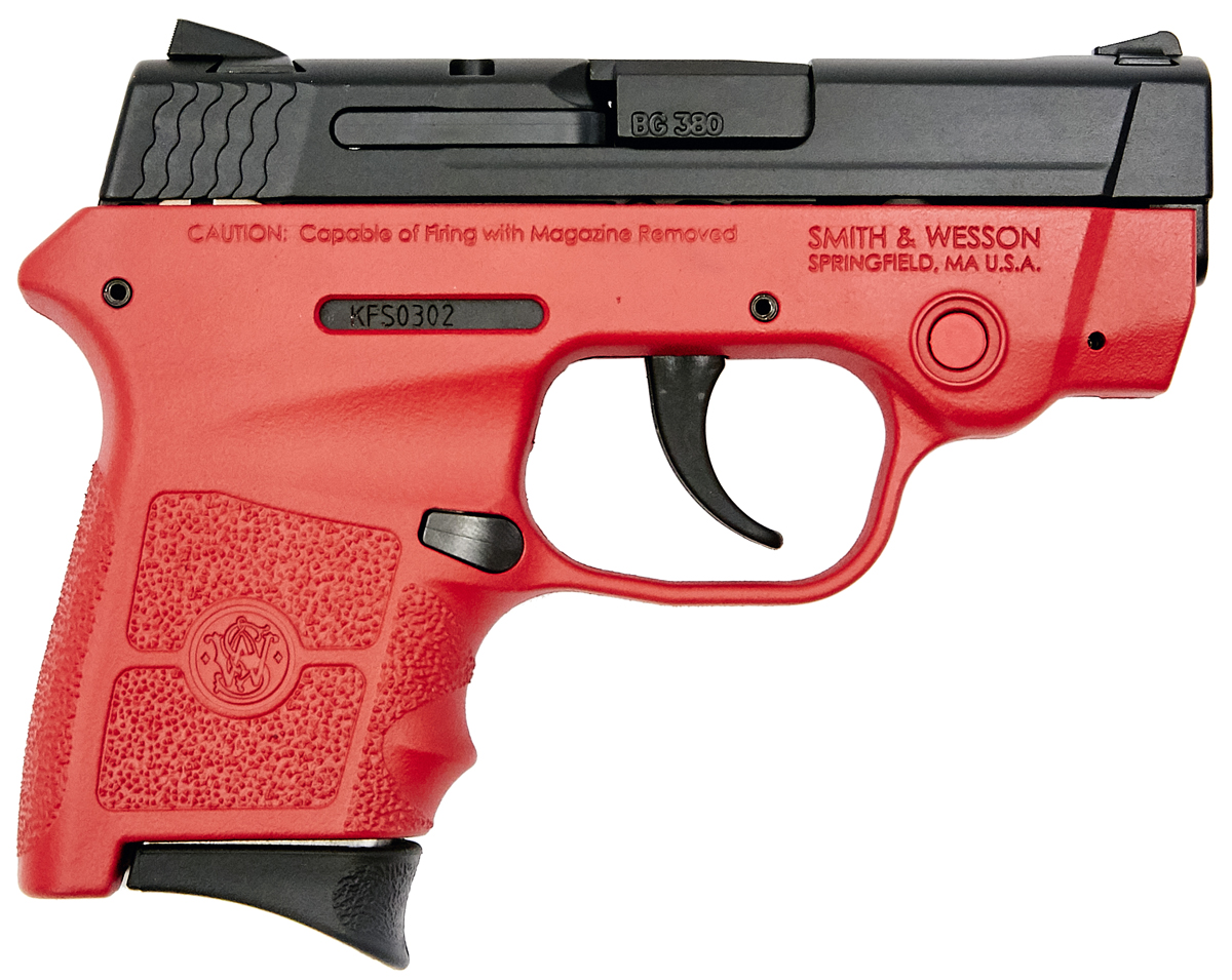 Smith & Wesson BodyGuard 380 Red Blaze Edition 380 ACP Pistol, Laser