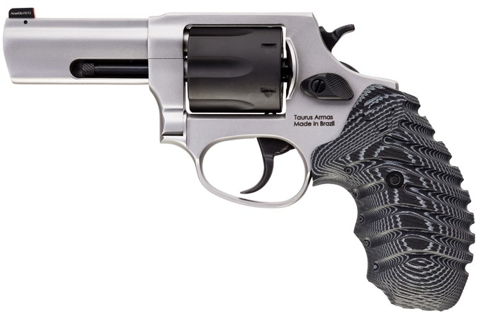 Taurus Firearms Model 856L Double Action Revolver 38 Special Stainless  Steel Viridian Laser 2 Barrel