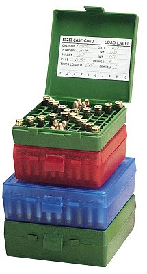 5 FREE SHIPPING GREEN 100 Round 9mm / 380 MTM PLASTIC AMMO BOXES 