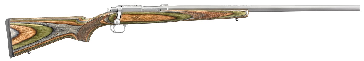 Ruger's 77-17 Rifle features scope mounts, machined directly on the so...