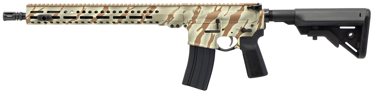 TIGER STRIPE CERAKOTE AR15 RIFLE 556/223 16