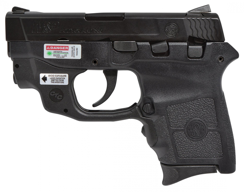 Smith & Wesson BodyGuard 380 with Crimson Trace Green Laser 10178