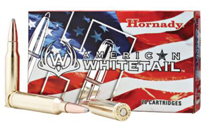 Hornady American Whitetail Ammunition 30-06 Springfield 180 Grain Interlock Spire Point
