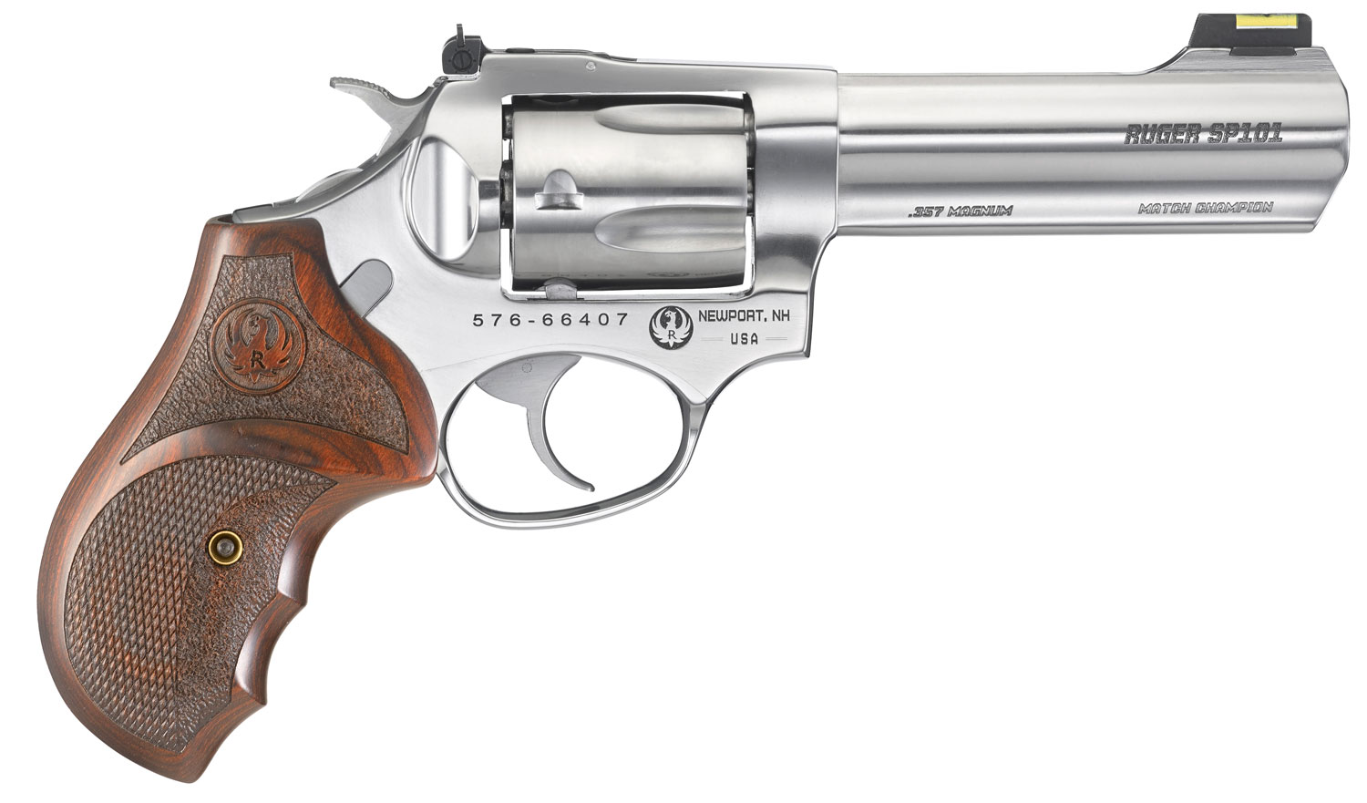 Ruger SP101 Match Champion 357 Magnum Revolver 4.2" Barrel Hardwood Grips