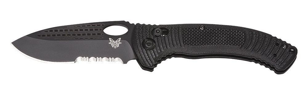 Benchmade 737SBK Aileron Serrated Folding Knife 