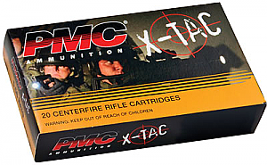 PMC X-Tac 5.56mm 55 Grain, FMJ Boat Tail, 20 Rounds