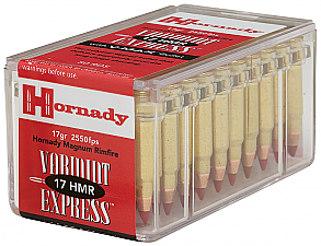 Hornady 17 HMR 17 Grain V-Max Ammunition 50 Rounds