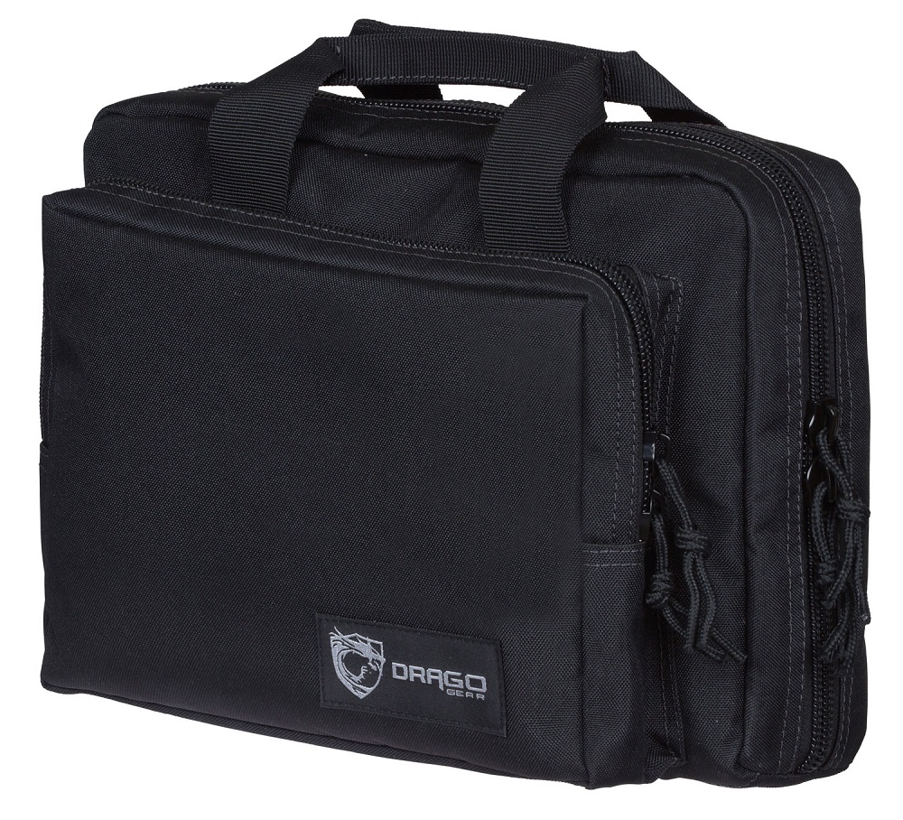 Drago Double Pistol Case 600D Polyester - Black