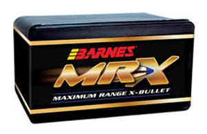Barnes Max Range 308 Caliber 165 Grain Maximum Range X Boat Tail 20 Count CLOSEOUT