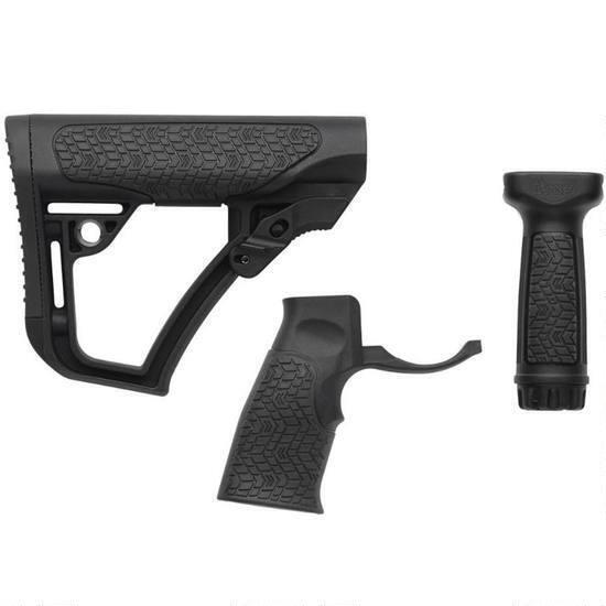 Daniel Defense AR-15 Buttstock/Pistol Grip/Vertical Foregrip Combo Mil-Spec Black Finish