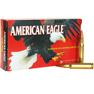 Federal American Eagle M1 Garand 30-06 Springfield 150 Grain FMJ Ammo, 20 Rounds