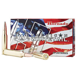 Hornady American Whitetail 243 Win 100 Grain Interlock Ammo, 20 Rounds