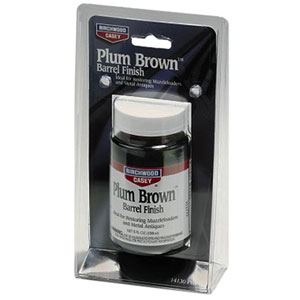 Birchwood Casey Plum Brown Barrel Finish, 5 oz Liquid