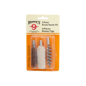 Hoppe's 3 Pack Brush and Mop Set 22 Caliber