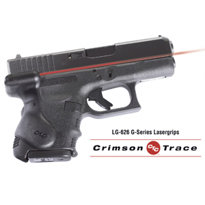 Crimson Trace Laser Grips for Glock Sub-Compact Pistols, Rear Activation