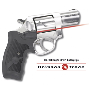 Crimson Trace Laser Grips for Ruger SP101 Revolvers, Front Activation