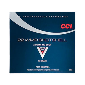 CCI 22 Mag Shotshell #12 Shot Ammunition 20 Rounds