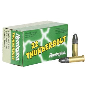 Remington Thunderbolt 22LR 40 Grain Lead Round Nose Ammunition 50 Rounds