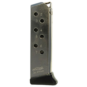 Walther PPK/S Magazine 380 ACP 7 Round Nickel Finger Rest