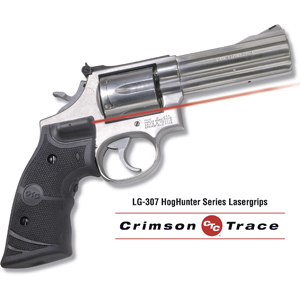 Crimson Trace Laser Grips for S&W K and L Frame Round Butt Revolvers, Front Activation, Hog Hunter Model
