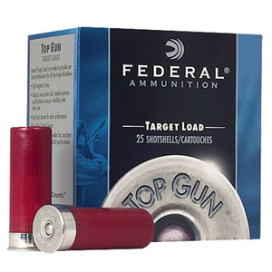 Federal Top Gun 20 Ga 2.75" 7/8 oz #8 Lead Shot Ammo 25 Rounds