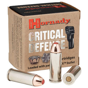 Hornady Critical Defense 357 Magnum 125 Grain FTX HP Ammo 25 Rounds