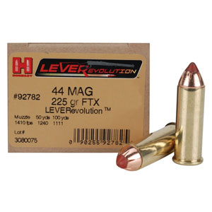 Hornady LEVERevolution 44 Mag 225 Grain FTX HP Ammo 20 Rounds