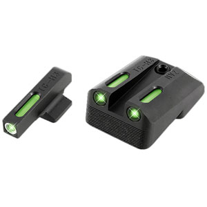 Truglo TFX Fiber Optic Tritium Night Sights 1911 Officers/Commander 45 ACP