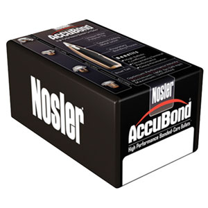 Nosler 264 Cal 130 Grain AccuBond Spitzer Bullets 50 Count