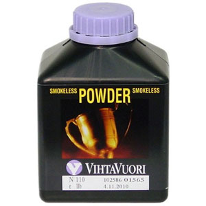 VihtaVouri N110 Rifle and Handgun Powder 1 lb Canister