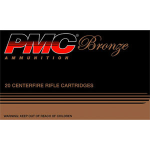 PMC Bronze 308 Winchester 147 Grain Full Metal Jacket, 20 Rounds