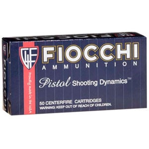 Fiocchi 45 ACP 230 Grain FMJ Ammo 50 Rounds