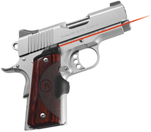 Crimson Trace Master Series Laser Grip for 1911 Officers & Defender, Rosewood