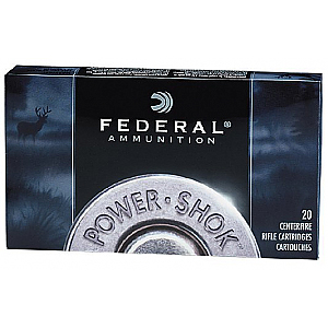 Federal Power Shok 8mm Mauser 170 Grain Soft Point Ammo, 20 Rounds