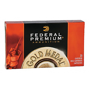 Federal Gold Medal Match 223 Remington Ammo 77 Grain Sierra Match King BTHP Ammo, 20 Rounds
