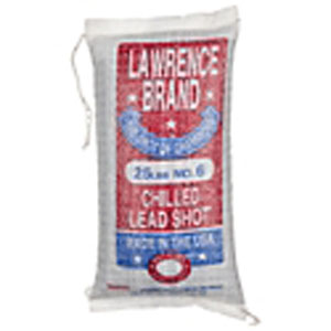 Lawrence Chilled Lead Shot, #4 Shot, 25lbs Bag