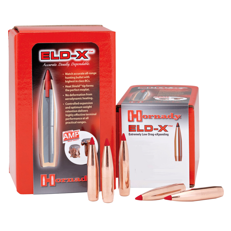 Hornady 6.5mm .26" 143 grain ELD-X Bullets 100 count