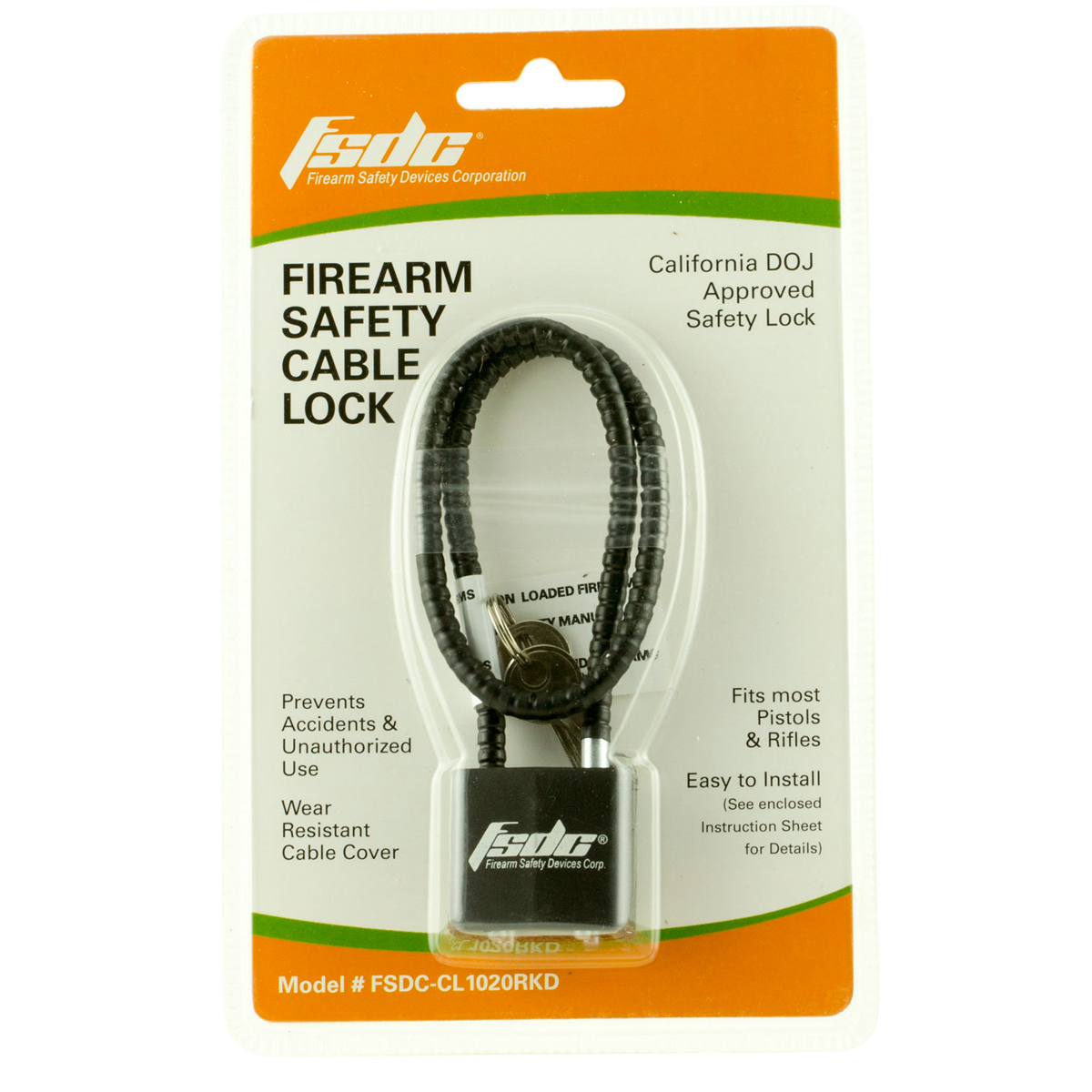 DAC Cable Lock 15" Cable