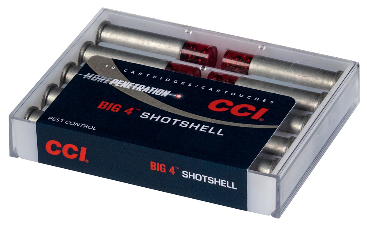 CCI 38 Special/357 Mag Big 4 Shotshell #4 Shot Ammunition 10 Rounds