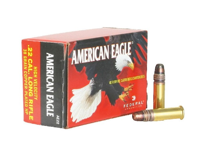 Federal High Velocity 22LR 38 Grain Hollow Point Ammunition 40 Rounds