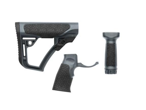 Daniel Defense AR-15 Buttstock/Pistol Grip/Vertical Foregrip Combo Mil-Spec Tornado Finish