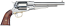 Uberti 1858 New Army Stainless 44 Black Powder Revolver 8" Barrel