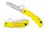 Spyderco Assist Salt Lightweight Yellow Folding Knife