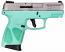 Taurus G2C 9mm Pistol Stainless Slide, Cyan Frame