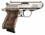 Walther PPK/S Stainless 380 ACP Pistol with Walnut Grips
