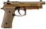 Beretta M9A4 Centurion RDO 9mm Flat Dark Earth Pistol - Type G Thumb Safety - White Dot Sights