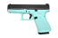 Glock 44 22LR Pistol with Robin's Egg Blue Frame