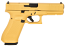 Glock 17 Gen5 MOS 9mm Pistol with Gold Cerakote Finish
